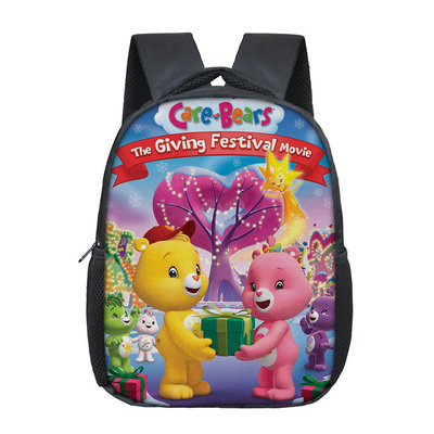 12 Inch Care Bears Children's Backpack Kids School Cute Daily Bag Kindergarten Bags Girls Boys Waterproof Ruckpack - Image 9