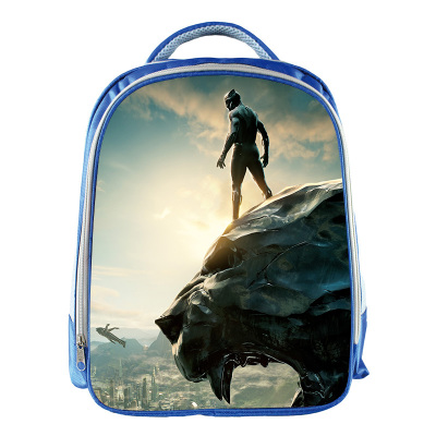 Black Panther Backpack School Bag Blue - Image 8
