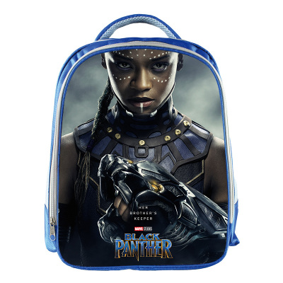 Black Panther Backpack School Bag Blue - Image 5