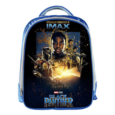 Black Panther Backpack School Bag Blue - Image 9