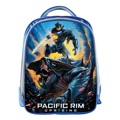 Pacific Rim Uprising Backpack School Bag Blue