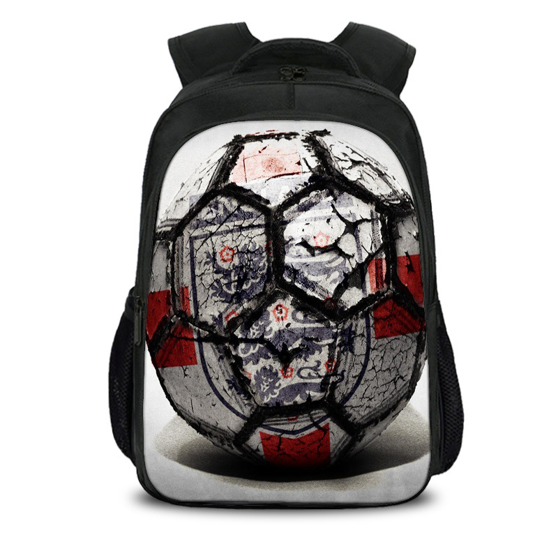 16"Messi Backpack School Bag Black - Image 4