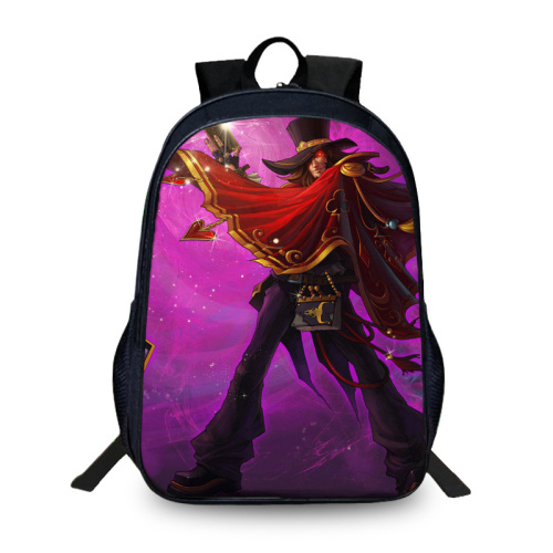 16‘’League of Legends Backpack School Bag Black - Image 13