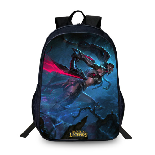 16‘’League of Legends Backpack School Bag Black - Image 14