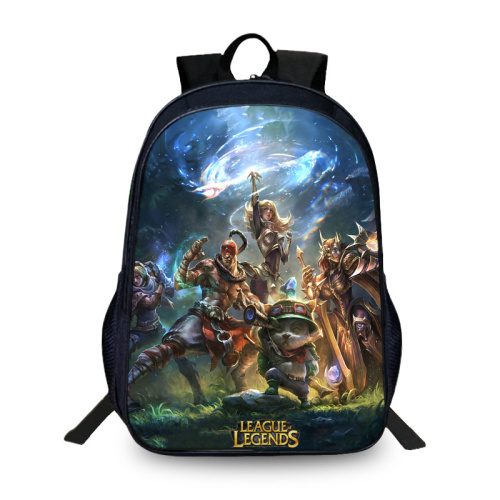 16‘’League of Legends Backpack School Bag Black - Image 16