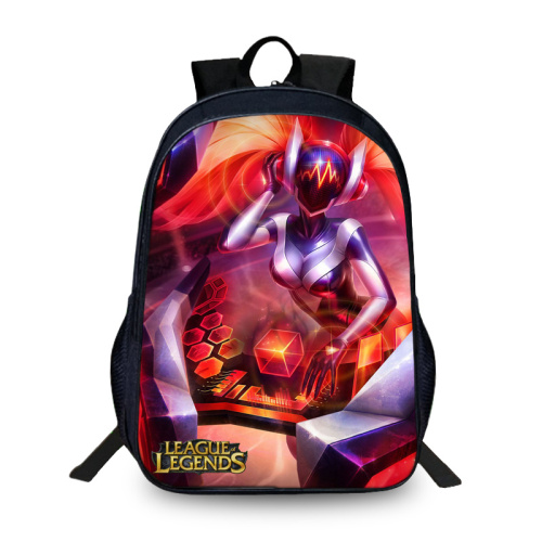16‘’League of Legends Backpack School Bag Black