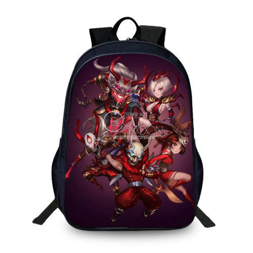 16‘’League of Legends Backpack School Bag Black - Image 4