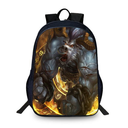 16‘’League of Legends Backpack School Bag Black - Image 6