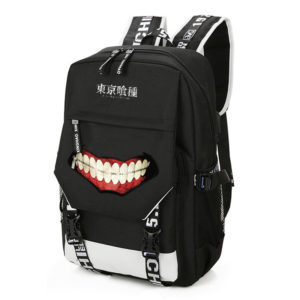 18″Tokyo Ghoul Backpack School Bag USB Charge