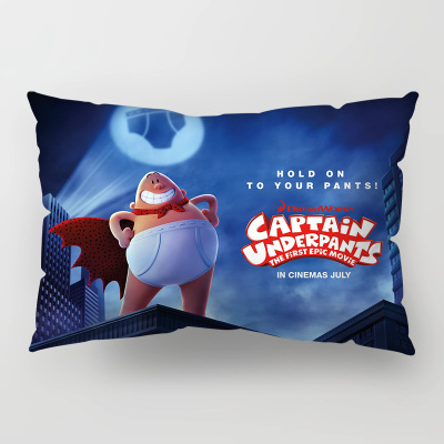 Captain Underpants Premium Hollow Cotton Long Pillow