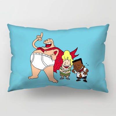 Captain Underpants Premium Hollow Cotton Long Pillow - Image 9