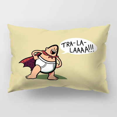 Captain Underpants Premium Hollow Cotton Long Pillow - Image 10