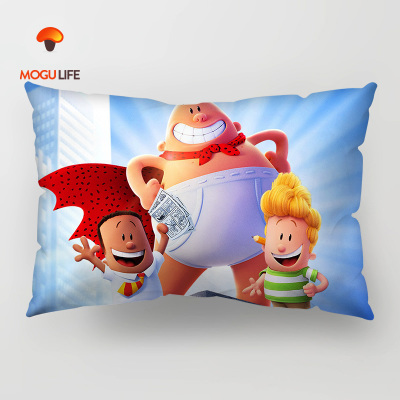 Captain Underpants Premium Hollow Cotton Long Pillow - Image 11