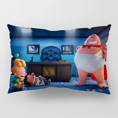 Captain Underpants Premium Hollow Cotton Long Pillow - Image 2