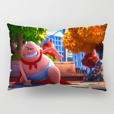 Captain Underpants Premium Hollow Cotton Long Pillow - Image 3