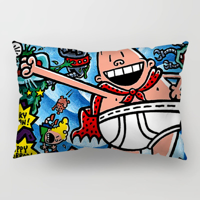 Captain Underpants Premium Hollow Cotton Long Pillow - Image 4
