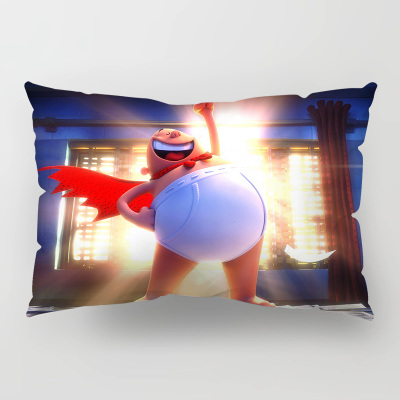 Captain Underpants Premium Hollow Cotton Long Pillow - Image 6