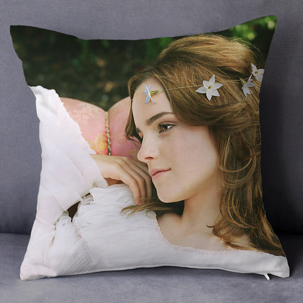 Emma Watson Premium Hollow Cotton Pillow - Image 5