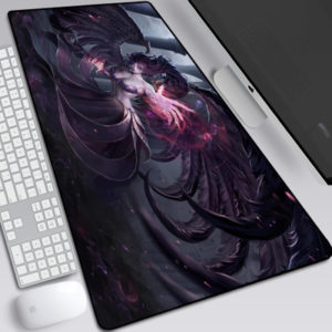 League of Legends Fallen Angel Morgana Cartoon The Desk Pad 800mmx300mmx5mm