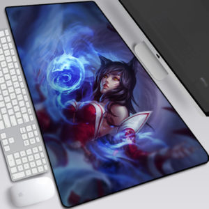 League of Legends The Nine-Tailed Fox Ahri  Cartoon The Desk Pad 800mmx300mmx5mm