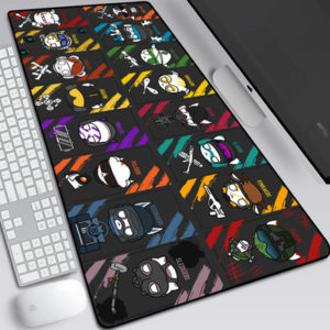 Rainbow Six Cartoon The Desk Pad 800mmx300mmx5mm