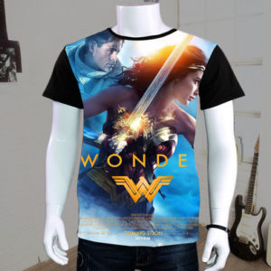 Wonder Woman T-Shirt Men's Short Sleeves