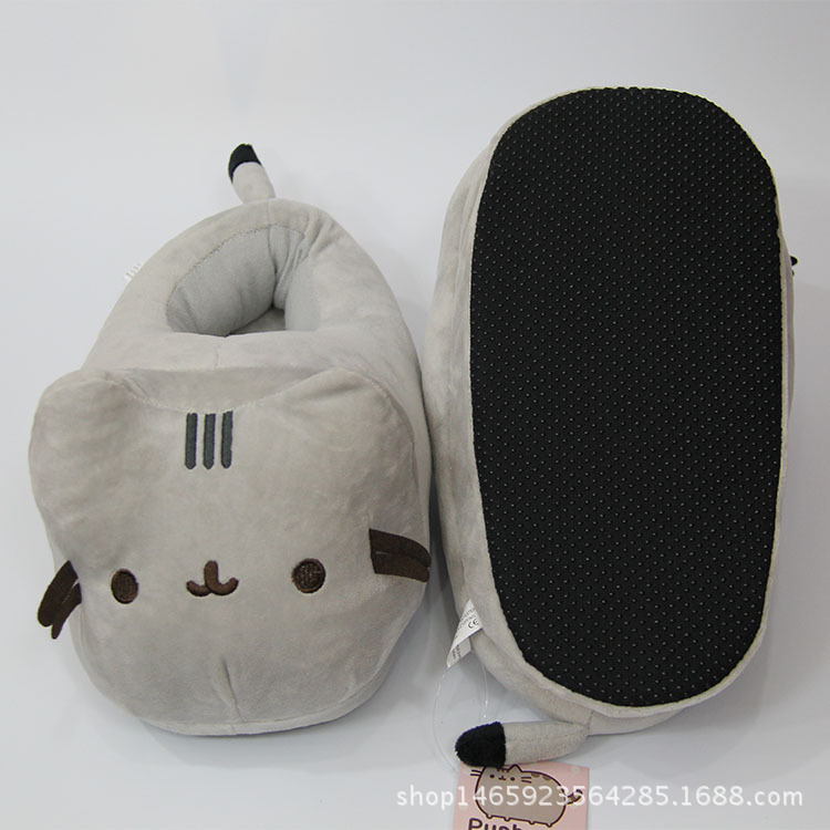 Pusheen Winter Soft Plush Slippers - Image 3