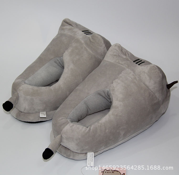 Pusheen Winter Soft Plush Slippers - Image 4