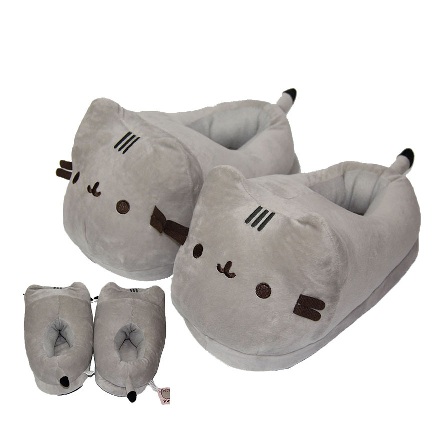 Pusheen Winter Soft Plush Slippers - Image 5