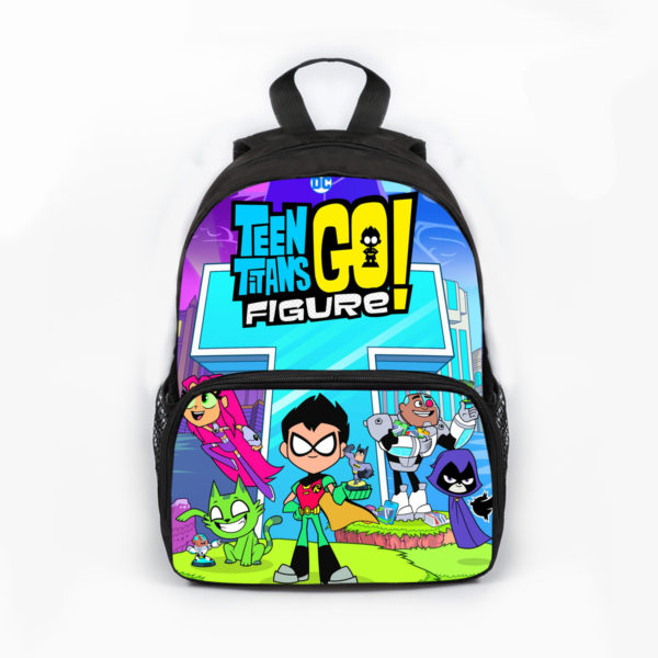 13 Inch Teen Titans Go Backpack School Bag - Image 3