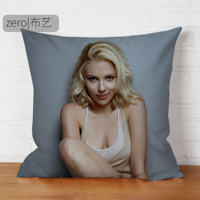 Scarlett Johansson Premium Hollow Cotton Pillow - Image 4