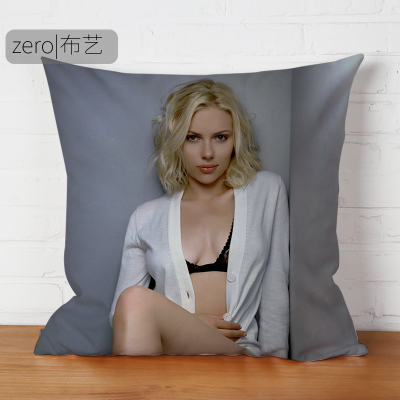 Scarlett Johansson Premium Hollow Cotton Pillow - Image 3