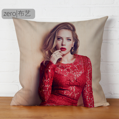 Scarlett Johansson Premium Hollow Cotton Pillow - Image 22