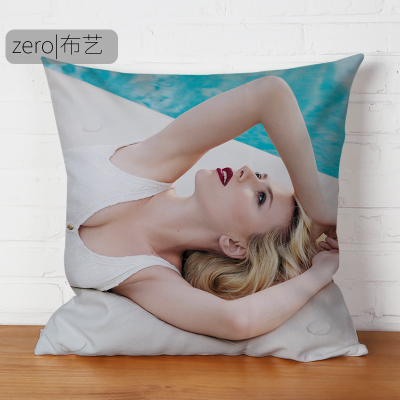 Scarlett Johansson Premium Hollow Cotton Pillow - Image 14