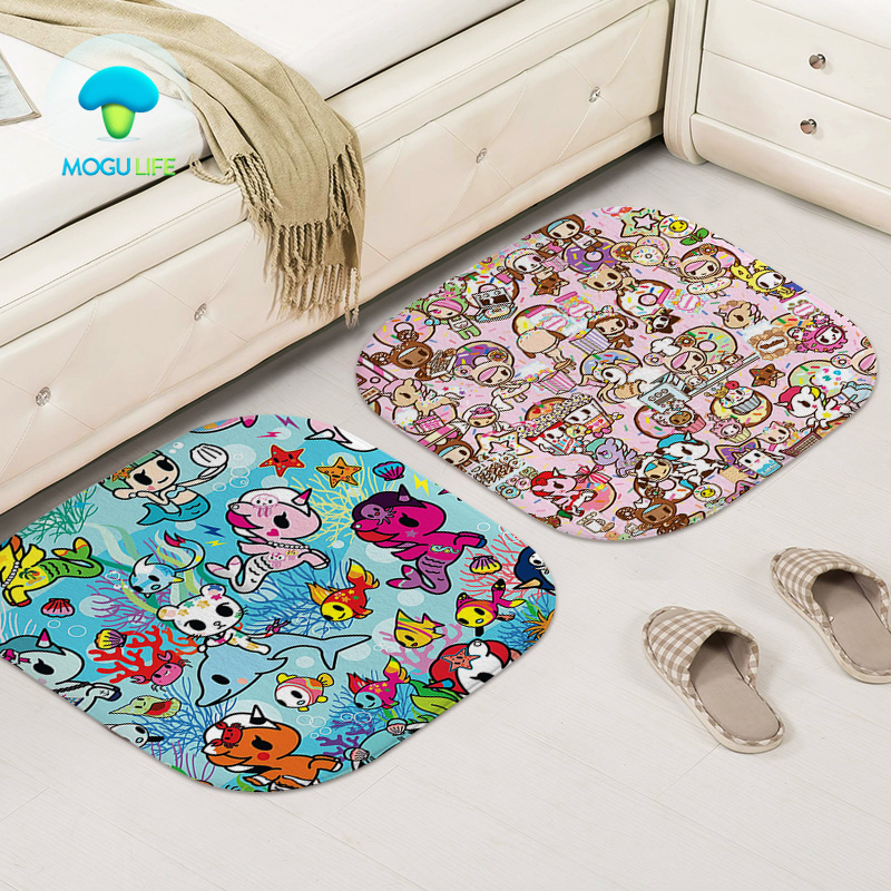 Tokidoki Ultra Soft Indoor Modern Area Rugs Fluffy Living Room Carpets Suitable for Children Bedroom Cushion for Car