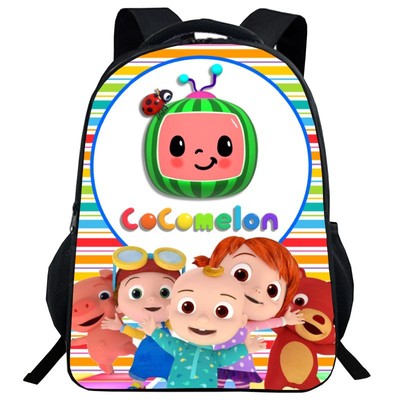 CoCoMelon Backpack Kids Youth Student High Capacity Waterproof School Bag Birthday Gifts