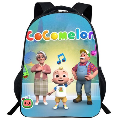 CoCoMelon Backpack Kids Youth Student High Capacity Waterproof School Bag Birthday Gifts - Image 18