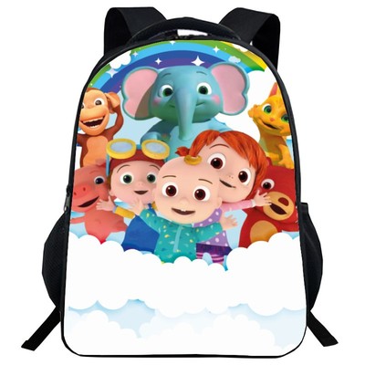 CoCoMelon Backpack Kids Youth Student High Capacity Waterproof School Bag Birthday Gifts - Image 22