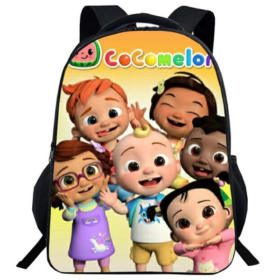CoCoMelon Backpack Kids Youth Student High Capacity Waterproof School Bag Birthday Gifts - Image 2
