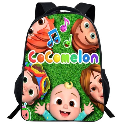 CoCoMelon Backpack Kids Youth Student High Capacity Waterproof School Bag Birthday Gifts - Image 3