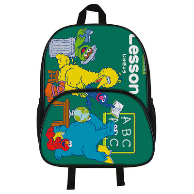 16"Sesame Street Backpack School Bag Black - Image 10