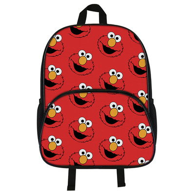 16"Sesame Street Backpack School Bag Black - Image 2
