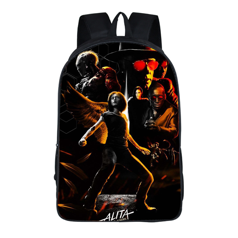 16‘’Alita: Battle Angel Backpack School Bag - Image 19