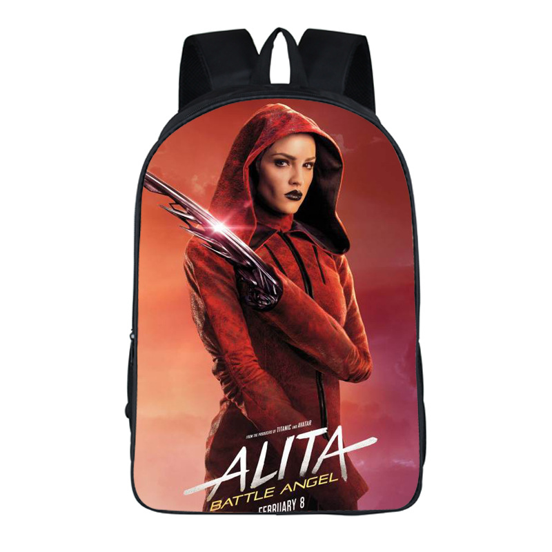 16‘’Alita: Battle Angel Backpack School Bag - Image 20