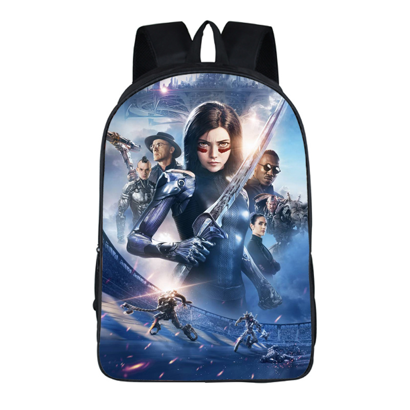 16‘’Alita: Battle Angel Backpack School Bag - Image 22