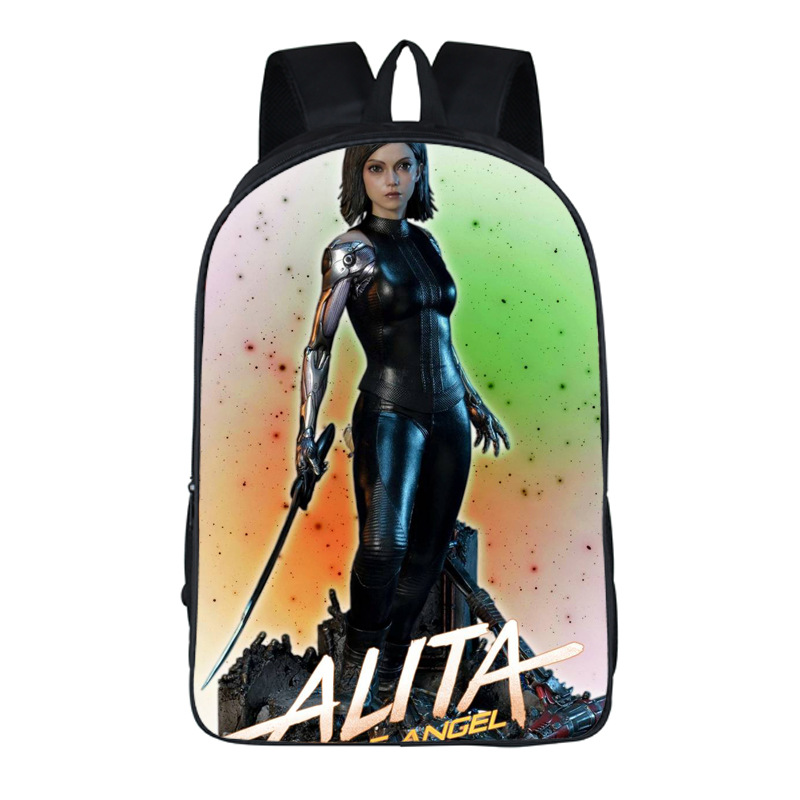 16‘’Alita: Battle Angel Backpack School Bag - Image 2