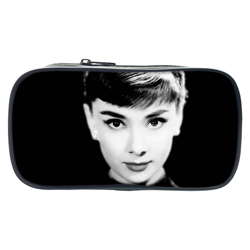 Audrey Hepburn Pen Case Student’s Large Capacity Pencil Bag - Image 2