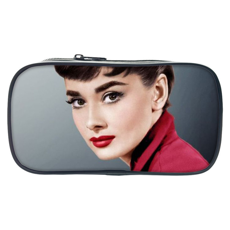 Audrey Hepburn Pen Case Student’s Large Capacity Pencil Bag - Image 5