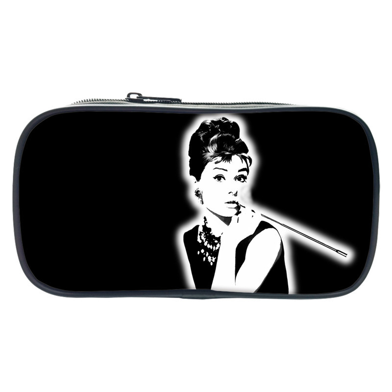 Audrey Hepburn Pen Case Student’s Large Capacity Pencil Bag - Image 7