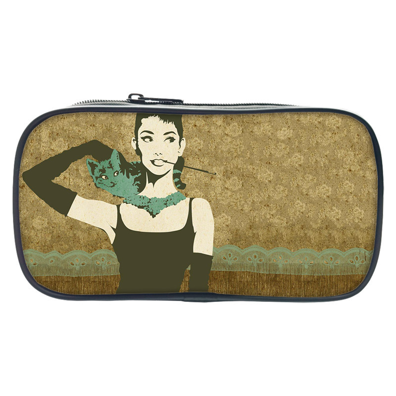 Audrey Hepburn Pen Case Student’s Large Capacity Pencil Bag - Image 9